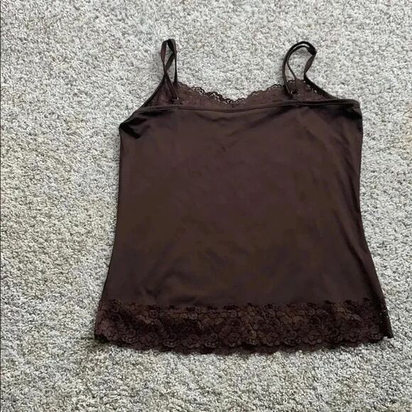 Cato Brown Lace Camisole  - Picture 4 of 9